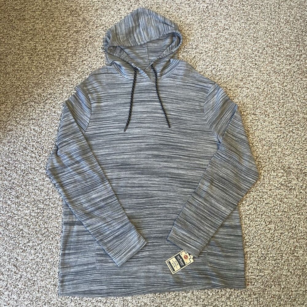 NWT Urban Pipeline Mens Long Sleeve Hoodie Size XL Gray Casual Skater Lightweigt